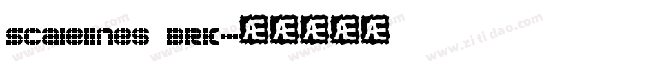 Scalelines BRK字体转换